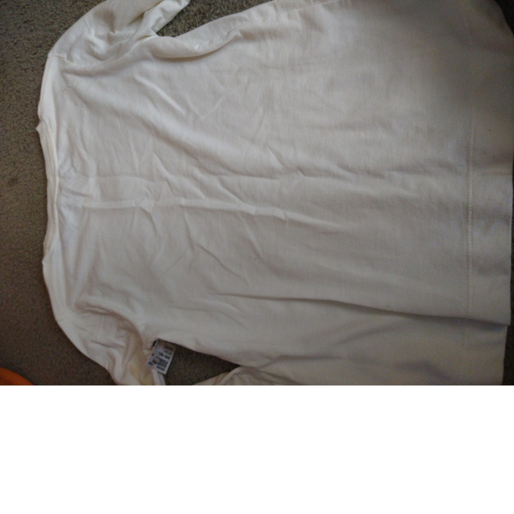 BANANA REPUBLIC - SIZE SMALL - WHITE SWEATER WITH EMBELLISHMENTS - Picture 4 of 5